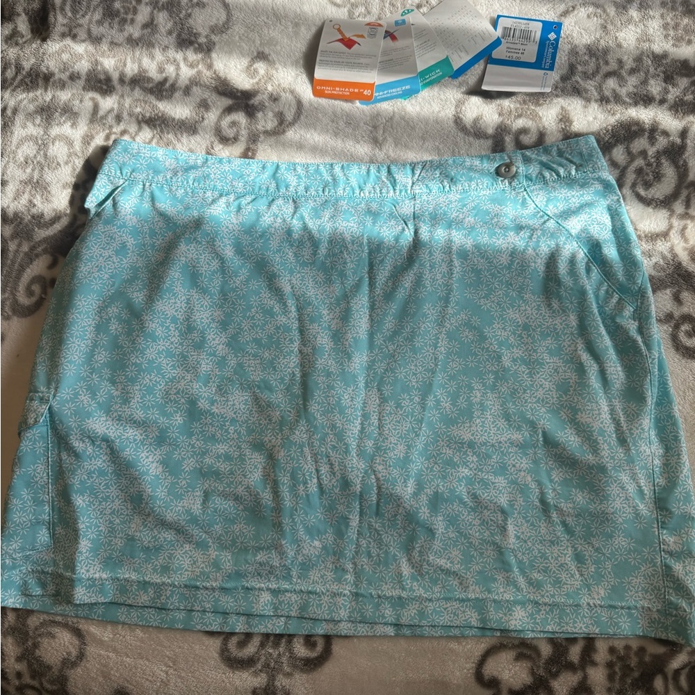 Columbia Sportswear Women’s Aqua Skort, size 14, NWT